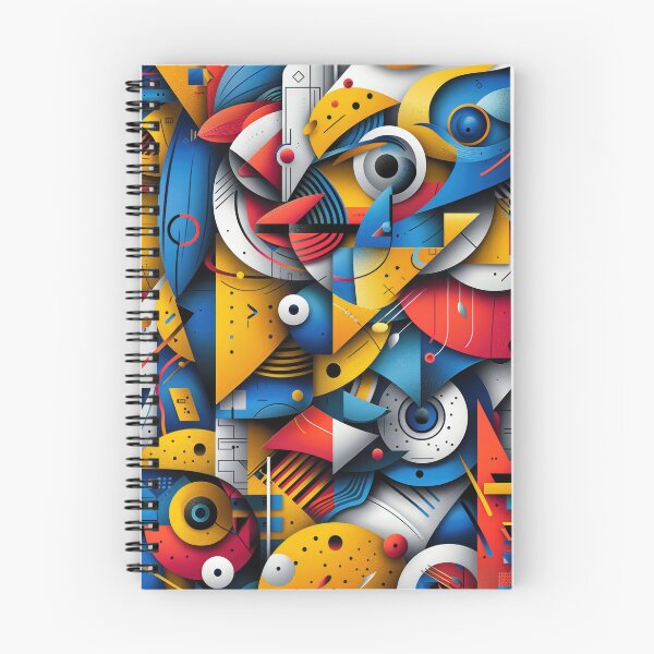 Item preview, Abstract Geometric Pattern in Blue, Red, and Yellow designed and sold by RGShirtWorks.