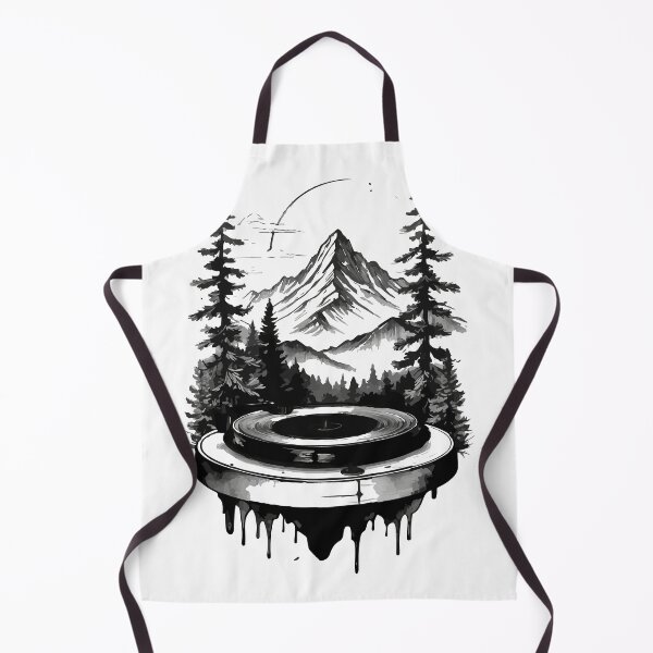 Item preview, Artistic Mountain Landscape - Nature and Music Blend designed and sold by TurtleDojo.