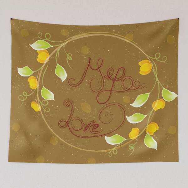 Item preview, my love water color art designed and sold by Slowlywildcr.