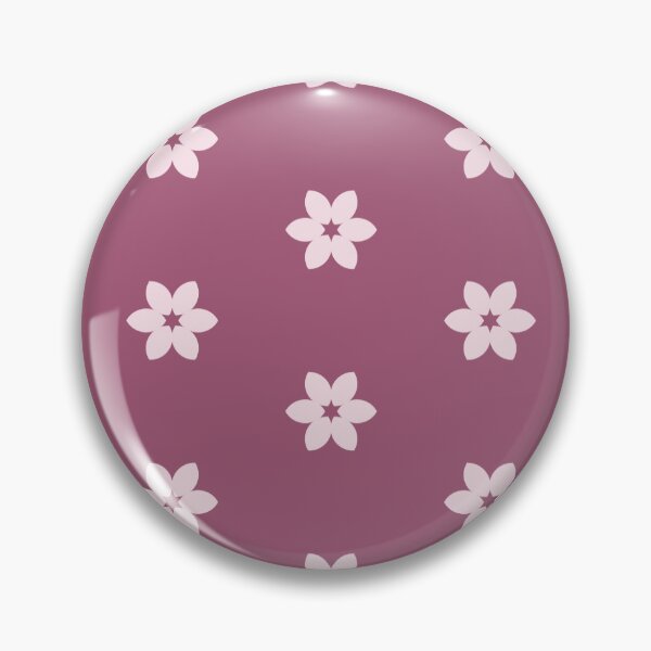 Item preview, Geometric Dusky Rose Pink Marshmallow Flowers On Red Violet designed and sold by Triplicate Limited.