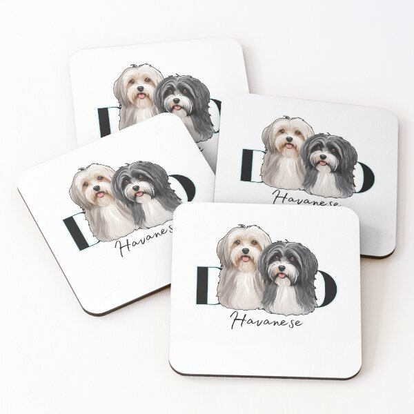 Item preview, Minimalistic Aesthetic Dog Dad of two Havanese Dog  designed and sold by GoodyPaws.