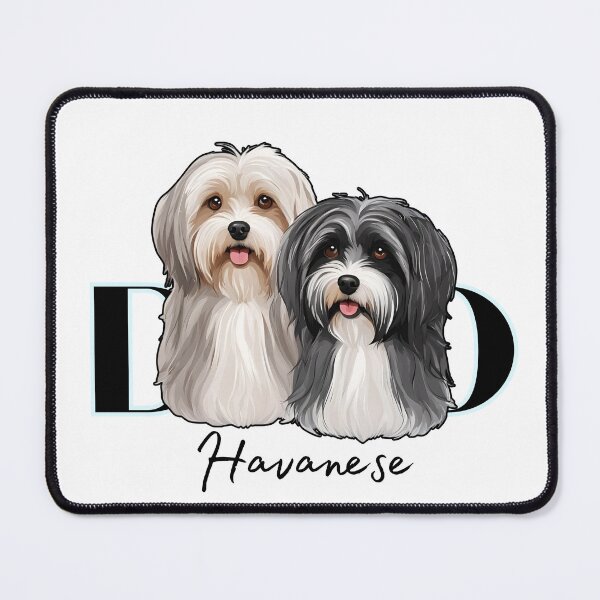 Item preview, Minimalistic Aesthetic Dog Dad of two Havanese Dog designed and sold by GoodyPaws.