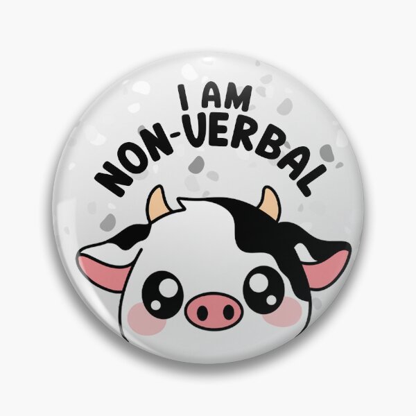 Aperçu de l'œuvre Je suis non verbal créée et vendue par taradrydesign.