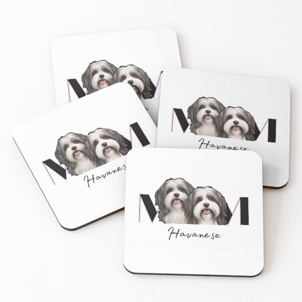 Item preview,  Minimalistic Aesthetic Dog Mom of two Havanese Dog  designed and sold by GoodyPaws.