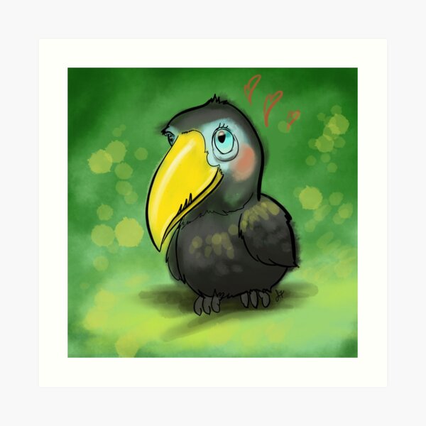 Cute Baby Toucan Art Print