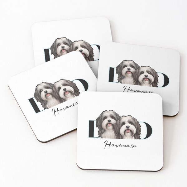 Item preview,  Minimalistic Aesthetic Dog Dad of two Havanese Dog  designed and sold by GoodyPaws.