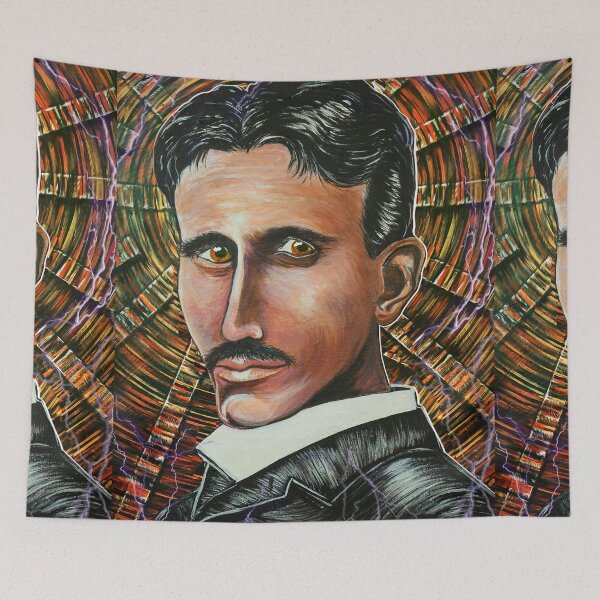 Item preview, Nikola Tesla Art designed and sold by oz10.