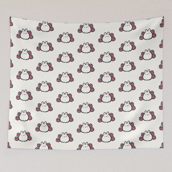 Item preview, Bunny and strawberries  designed and sold by Artofmayara.