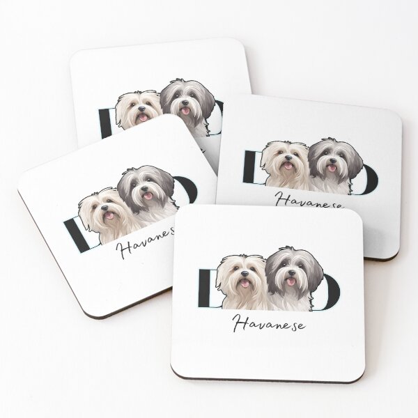 Item preview, Minimalistic Aesthetic Dog Dad of two Havanese Dog  designed and sold by GoodyPaws.