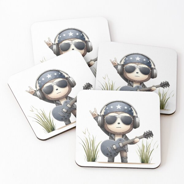 Item preview, Cool Money Rockstar Guita Black Glasses  designed and sold by Nanthanon.