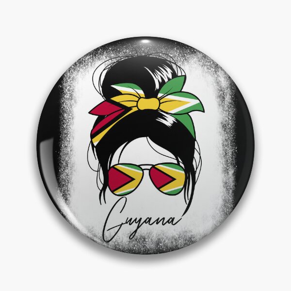 Item preview, Guyana Messy Bun Proud Guyanese Women's Guyana Gear designed and sold by DynamicDesign.