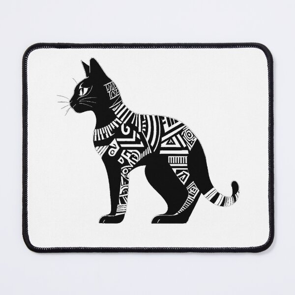Item preview, Black Cat with Calligraphy III designed and sold by DevemDavam.