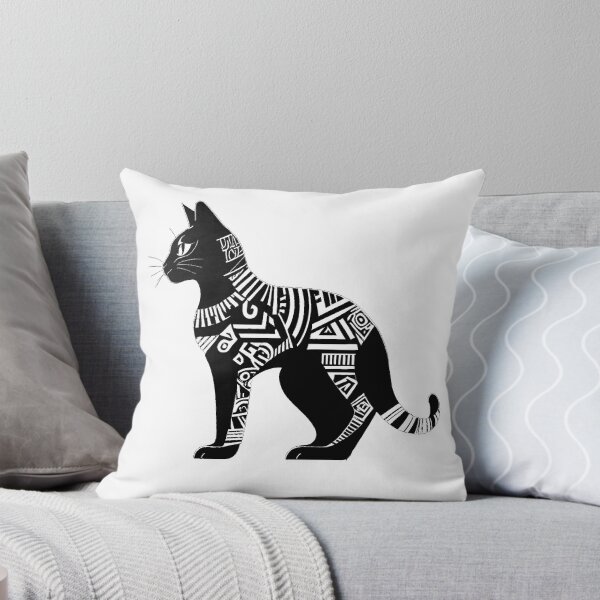 Item preview, Black Cat with Calligraphy III designed and sold by DevemDavam.