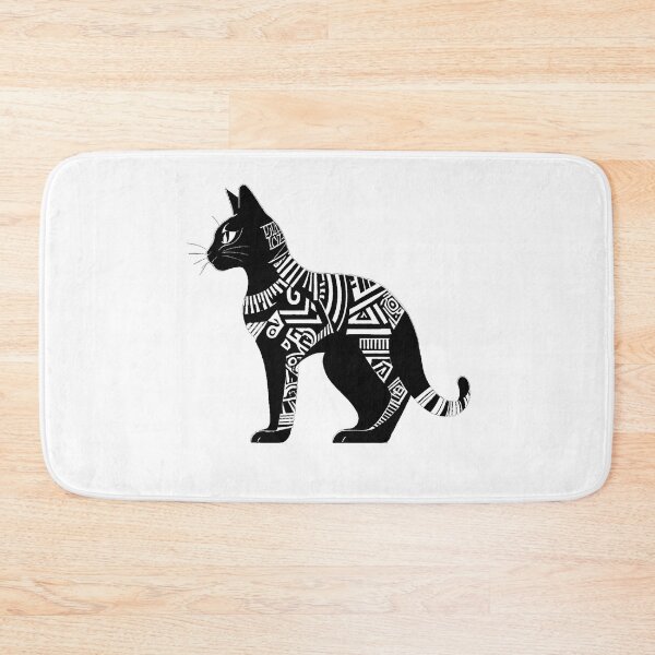 Item preview, Black Cat with Calligraphy III designed and sold by DevemDavam.