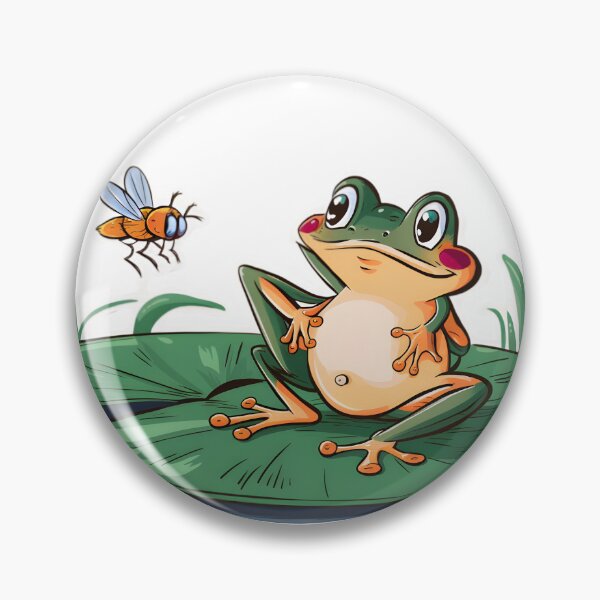 Item preview, Сool Frog Butt and Fly Sticker designed and sold by DIUMERI.