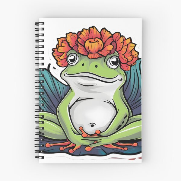 Item preview, Cool Flower-Crowned Frog Butt designed and sold by DIUMERI.