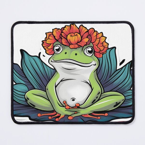 Item preview, Cool Flower-Crowned Frog Butt designed and sold by DIUMERI.