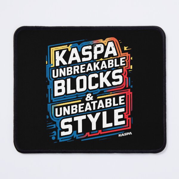 Item preview, Kaspa Crypto Wave Blockchain Dynamics designed and sold by RadDeck.