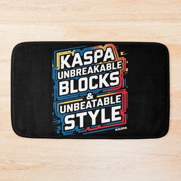 Item preview, Kaspa Crypto Wave Blockchain Dynamics designed and sold by RadDeck.