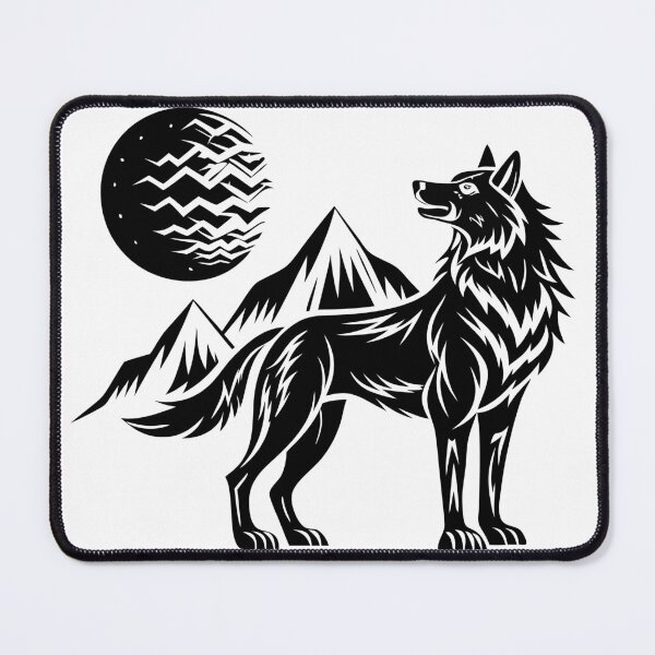 Item preview, Cool Alpha Wolf Sticker designed and sold by DIUMERI.