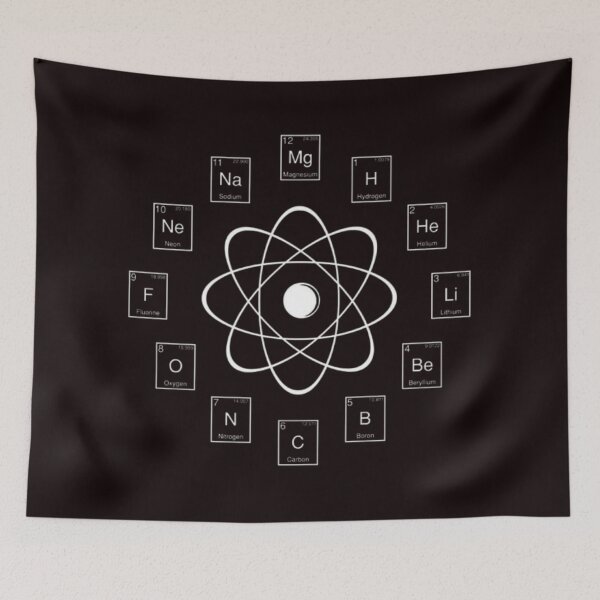 Item preview, atomic periodic table animated substance design designed and sold by koringaFTS.