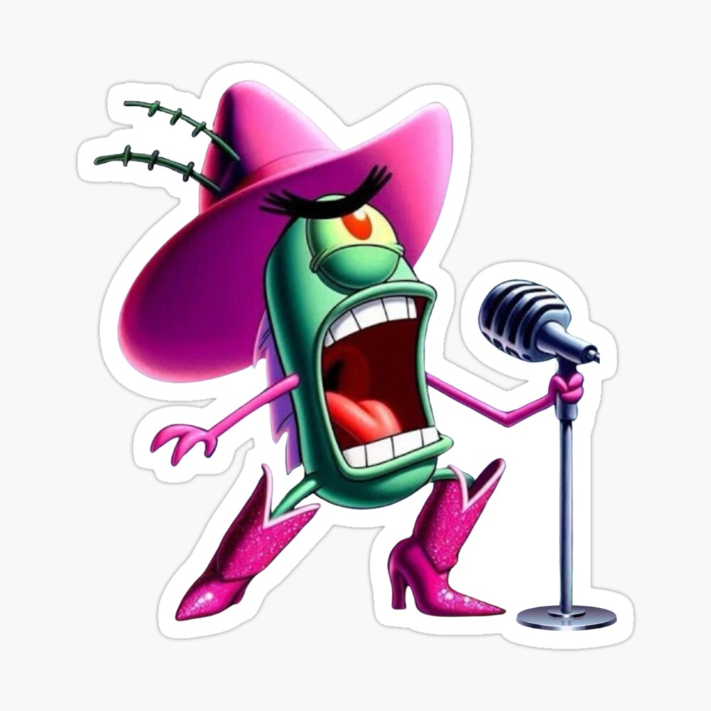 Plankton Pink Pony Club Magnet