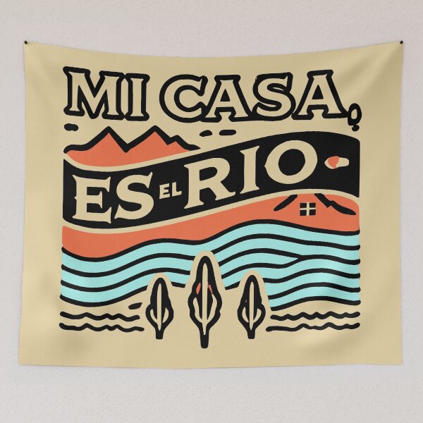 Item preview, Mi Casa Es El Rio designed and sold by WurstTees.