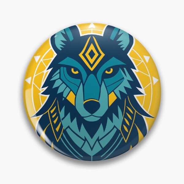 Item preview, Cool Tribal Wolf sticker designed and sold by DIUMERI.