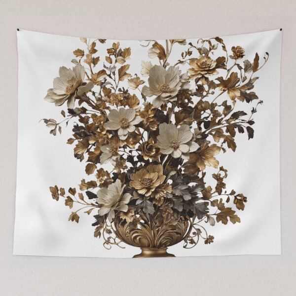 Item preview, Golden Floral Symphony designed and sold by Sadia  Jannat.
