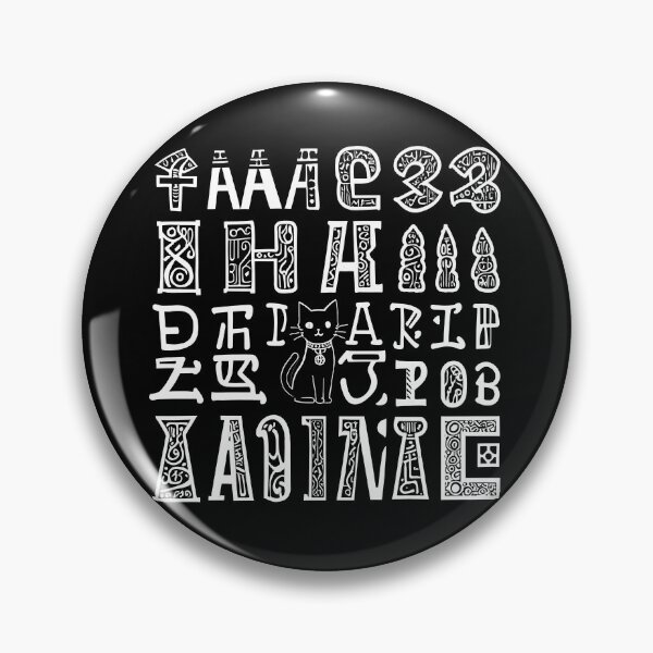 Item preview, Cute Kitten with Abstract Letters designed and sold by DevemDavam.