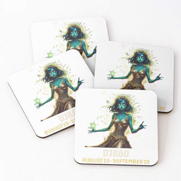 Item preview, Virgo Zodiac Zombie Goddess Casting Stars designed and sold by EmeraldCauldren.