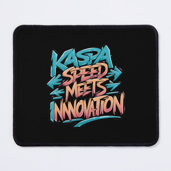 Item preview, Kaspa Crypto Frontier Blockchain Exploration designed and sold by RadDeck.