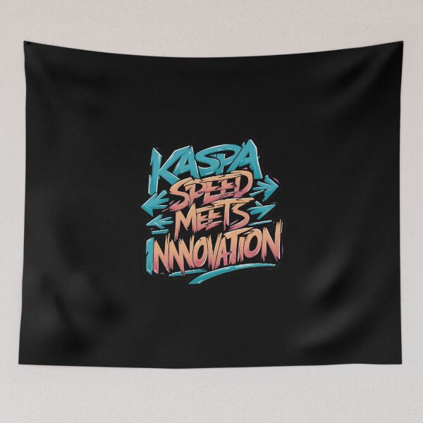 Item preview, Kaspa Crypto Frontier Blockchain Exploration designed and sold by RadDeck.