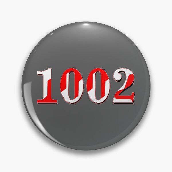 Item preview, number one 1 thousend and two digit 1002 order sequence team member age designed and sold by 4rpixs.