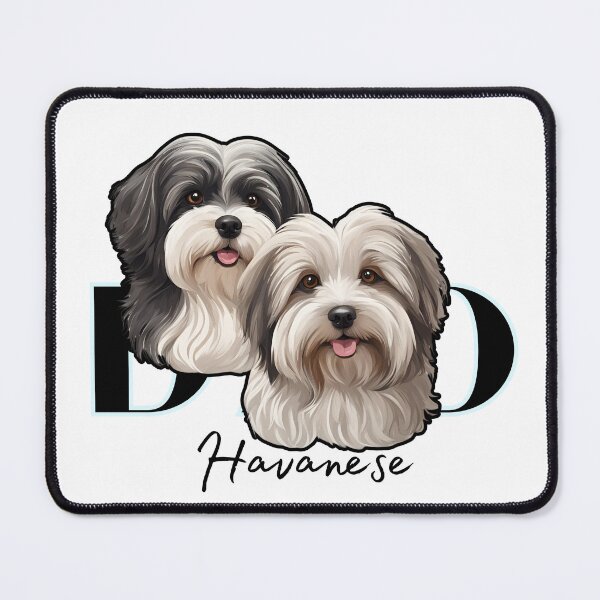 Item preview, Minimalistic Aesthetic Dog Dad of two Havanese Dog  designed and sold by GoodyPaws.