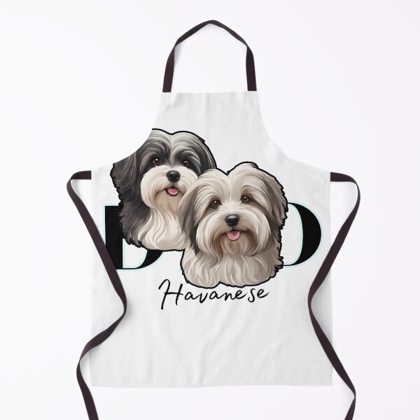 Item preview, Minimalistic Aesthetic Dog Dad of two Havanese Dog designed and sold by GoodyPaws.