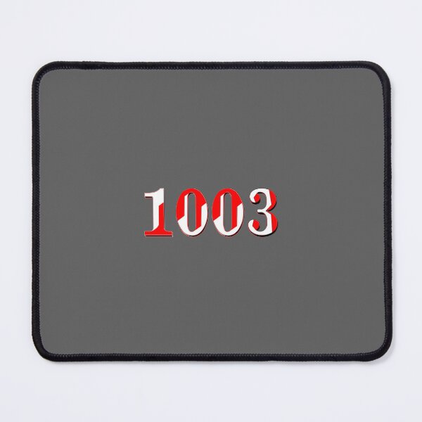 Item preview, number one 1 thousend and three digit 1003 order sequence team member age designed and sold by 4rpixs.