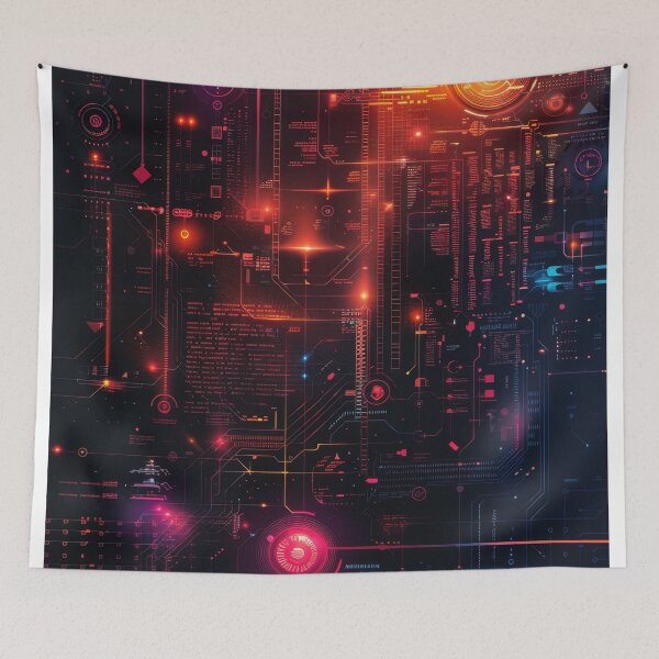 Item preview, Abstract Digital Circuitry Background designed and sold by RGShirtWorks.