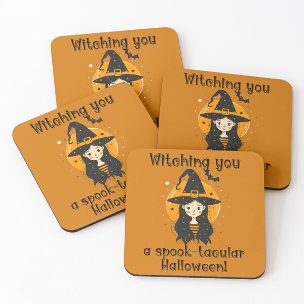 Item preview, Witching you a spook-tacular Halloween! designed and sold by QueerPenguin.