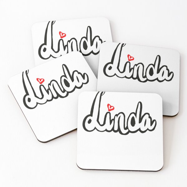 Item preview,   girls name woman women’s first name in white cursive calligraphy personalised personalized customized name Gift for Linda designed and sold by Artonmytee.
