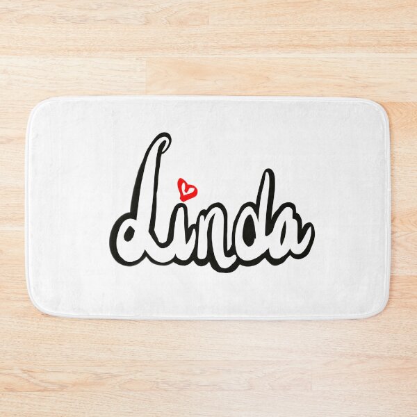 Item preview,   girls name woman women’s first name in white cursive calligraphy personalised personalized customized name Gift for Linda designed and sold by Artonmytee.