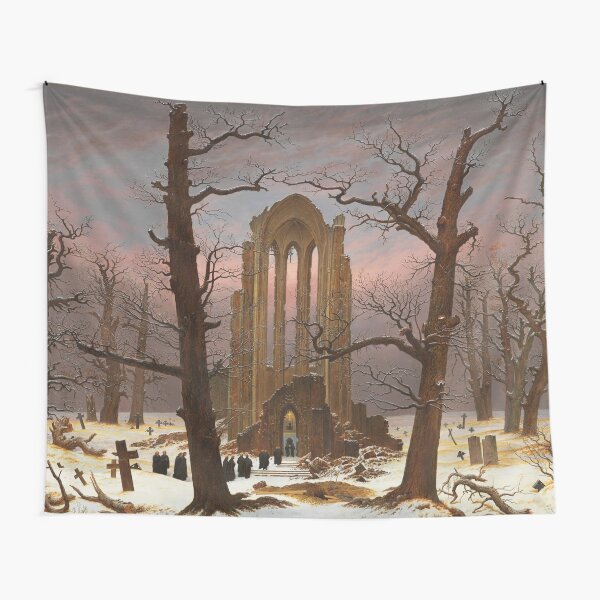 Artikel-Vorschau von Klosterfriedhof unter Schnee von Caspar David Friedrich, designt und verkauft von Beltschazar.