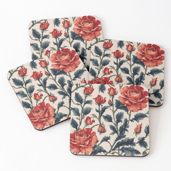 Item preview, Art Nouveau Seamless Floral Pattern - Rose Collection 01 designed and sold by elektronen.