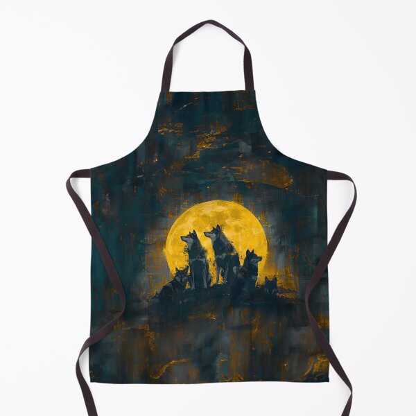 Item preview, Enchanting Wolves Under Full Moon designed and sold by CreativeGarage.