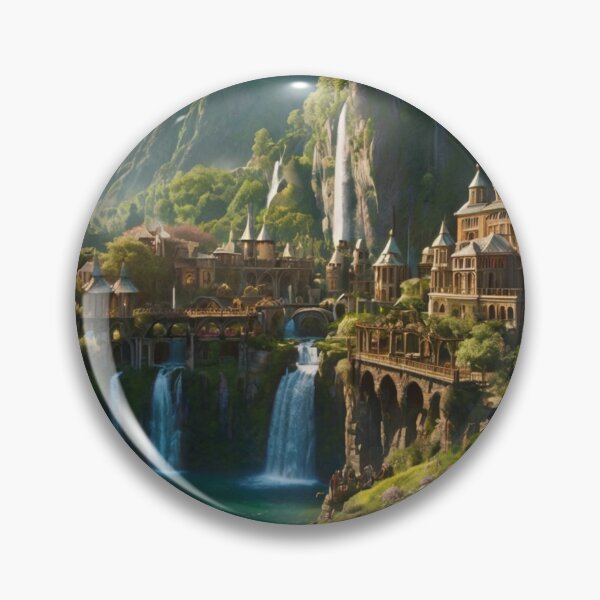 Item preview, Enchanted Hidden City of Waterfalls designed and sold by BlareBlare.
