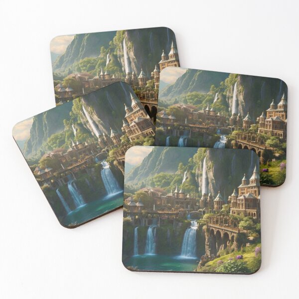 Item preview, Enchanted Hidden City of Waterfalls designed and sold by BlareBlare.