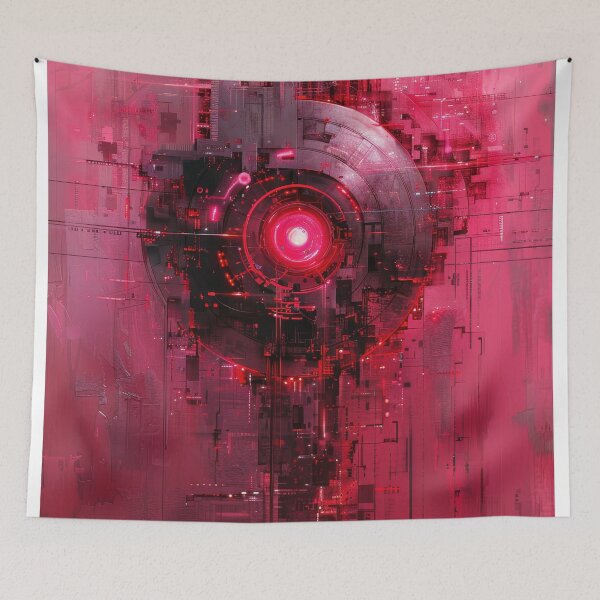 Item preview, Abstract Red Eye Machine designed and sold by RGShirtWorks.