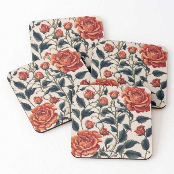 Item preview, Art Nouveau Seamless Floral Pattern - Rose Collection 02 designed and sold by elektronen.