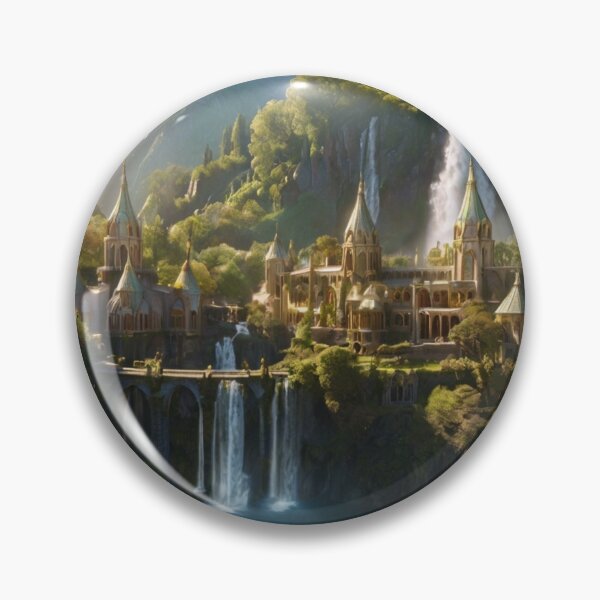 Item preview, Waterfall Haven of the Hidden City designed and sold by BlareBlare.