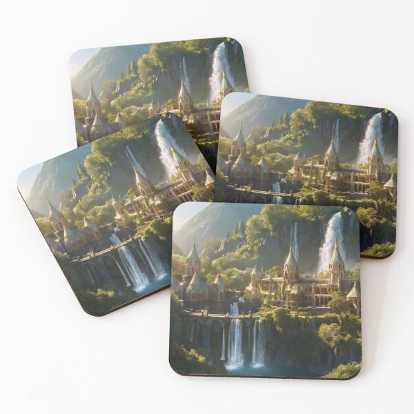 Item preview, Waterfall Haven of the Hidden City designed and sold by BlareBlare.